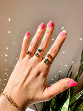 Load image into Gallery viewer, Tiny Tourmaline Juicy Fruits Gold Filled Gemstone Rings