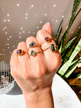 Load image into Gallery viewer, Tiny Tourmaline Juicy Fruits Gold Filled Gemstone Rings