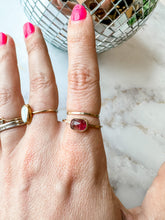 Load image into Gallery viewer, Tiny Tourmaline Juicy Fruits Gold Filled Gemstone Rings
