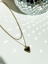 Load image into Gallery viewer, Onyx Double Up Layering Necklace
