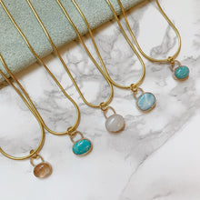 Load image into Gallery viewer, Gemstone Gold Fill Dainty