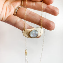 Load image into Gallery viewer, Rising Sun Gold Gemstone Dainty Necklace - Pre order