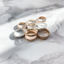 Load image into Gallery viewer, Heirloom Wide Gold Band