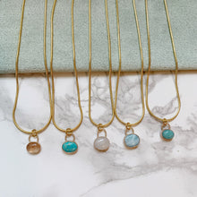 Load image into Gallery viewer, Gemstone Gold Fill Dainty