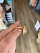 Load image into Gallery viewer, Gold and Citrine Antique Style Ring size 7.5