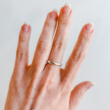 Load image into Gallery viewer, Chunky Hammered Silver Band