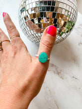 Load image into Gallery viewer, Turquoise Beaded Statement Ring size 8