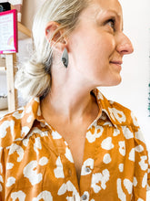 Load image into Gallery viewer, Mirror Jasper Slice Earrings