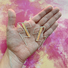 Load image into Gallery viewer, Bowie Lightening Bolt Earrings