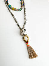 Load image into Gallery viewer, Twisted Sisters Multi Layer African Bead Necklace