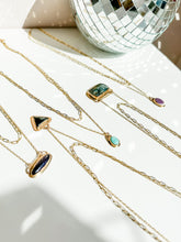 Load image into Gallery viewer, Onyx Double Up Layering Necklace