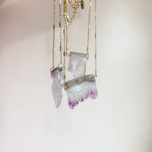 Load image into Gallery viewer, Amethyst Layering Dainty Necklace