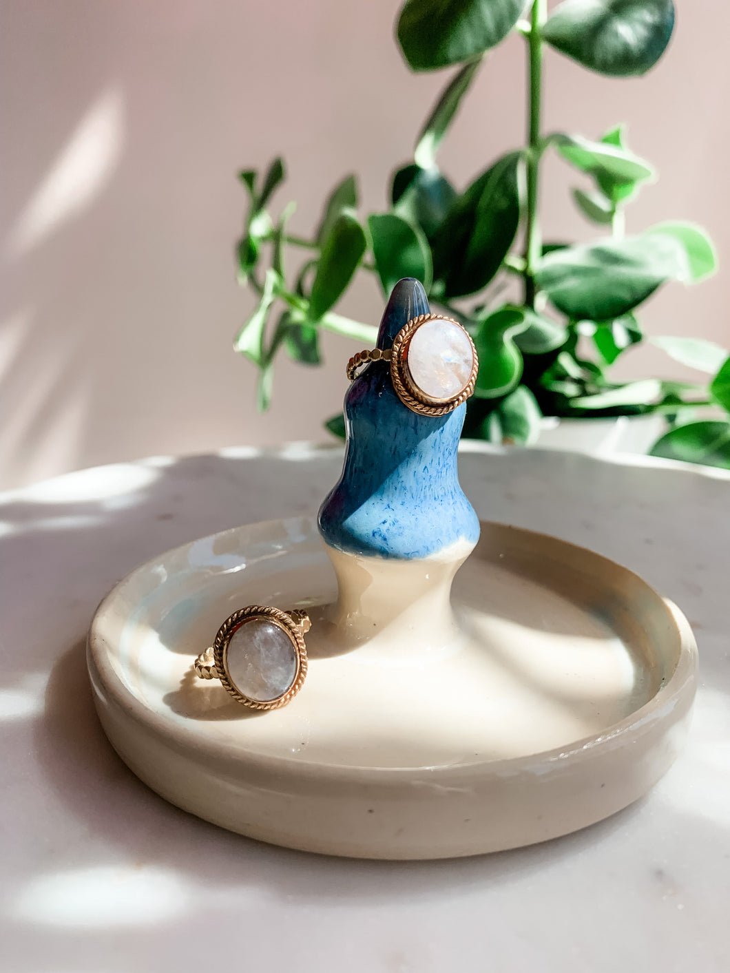 Antique Moonstone Cocktail Ring