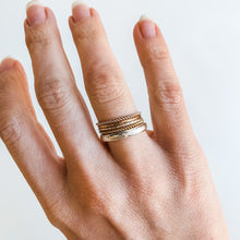 Load image into Gallery viewer, Chunky Hammered Silver Band