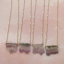 Load image into Gallery viewer, Amethyst Long Dainty Necklace - The Catalyst Mercantile