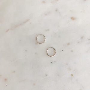 Forever Hoops Tiny Sterling Silver