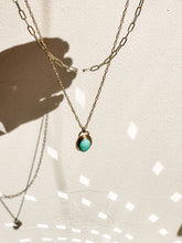 Load image into Gallery viewer, Turquoise Double Up Layering Necklace
