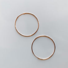 Load image into Gallery viewer, Forever Hoops Medium Rose Gold