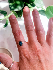 Dainty Hubei Turquoise Ring