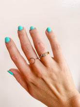 Load image into Gallery viewer, Tiny CZ Stacking Ring - Gold