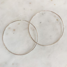 Load image into Gallery viewer, Forever Hoops Extra Large Sterling Silver