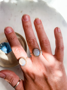 Antique Moonstone Cocktail Ring