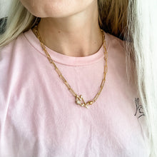 Load image into Gallery viewer, Paperclip Collarbone Statement Necklace
